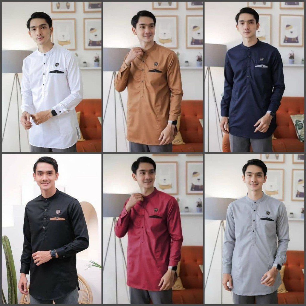 BAJU KOKO DEWASA POLOS KURTA PAKISTAN TERBARU KOKO PUTIH POLOS LENGAN PANJANG - KURTA KEKINIAN - BAJU MUSLIM PRIA LENGAN PANJANG SIZE M L XL