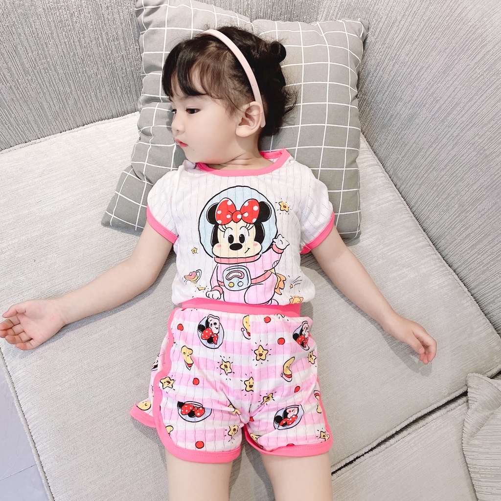 Setelan Anak Celana + Baju lengan pendek | Setelan Baby Motif