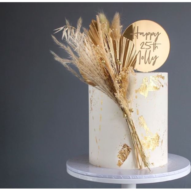 Dried Flower Cake Topper | Hiasan Kue Bunga Kering | Pajangan Mini | Cake Topper Dried Flowers | Hia