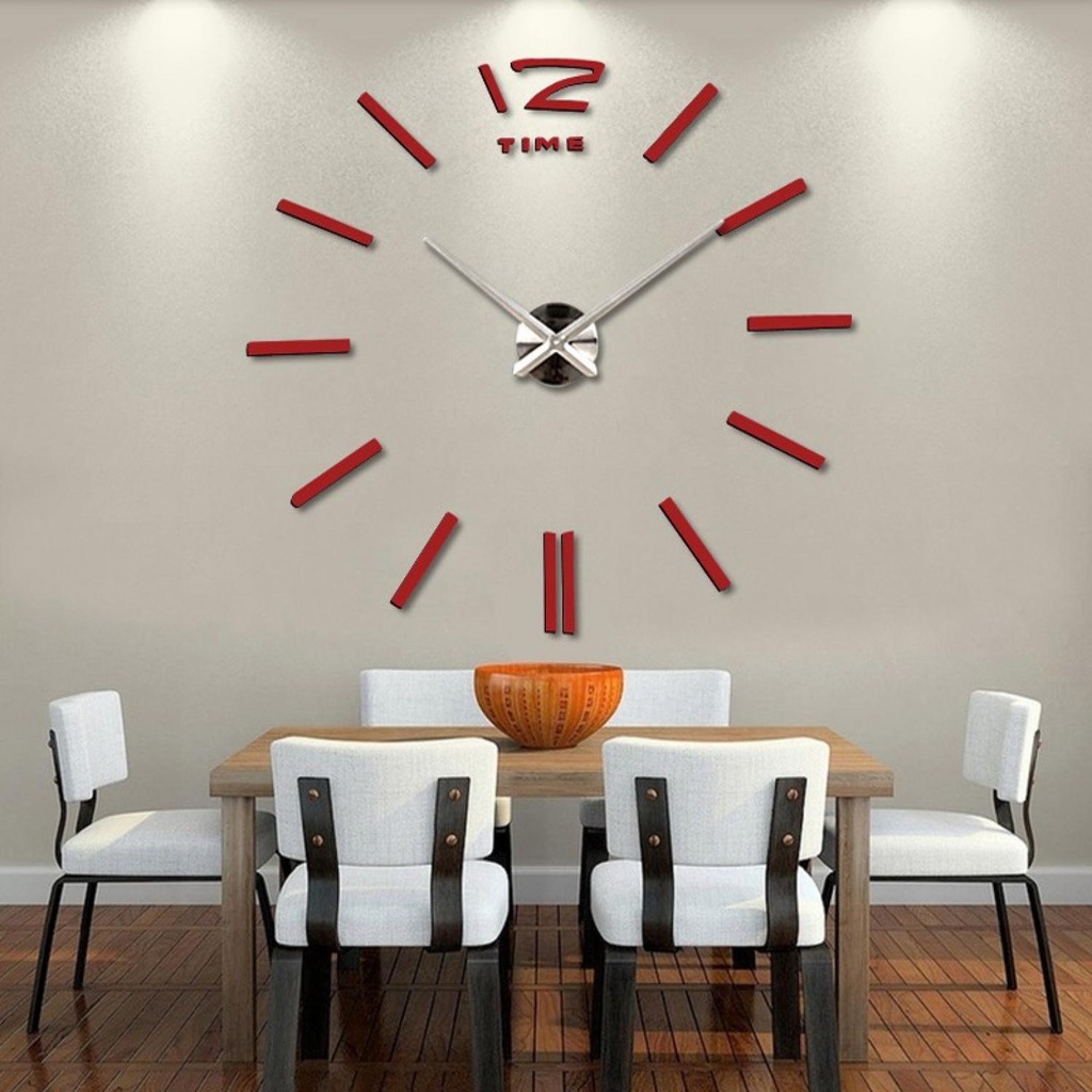 Jam Dinding Besar DIY Giant Wall Clock Quartz Creative Design DIY-103