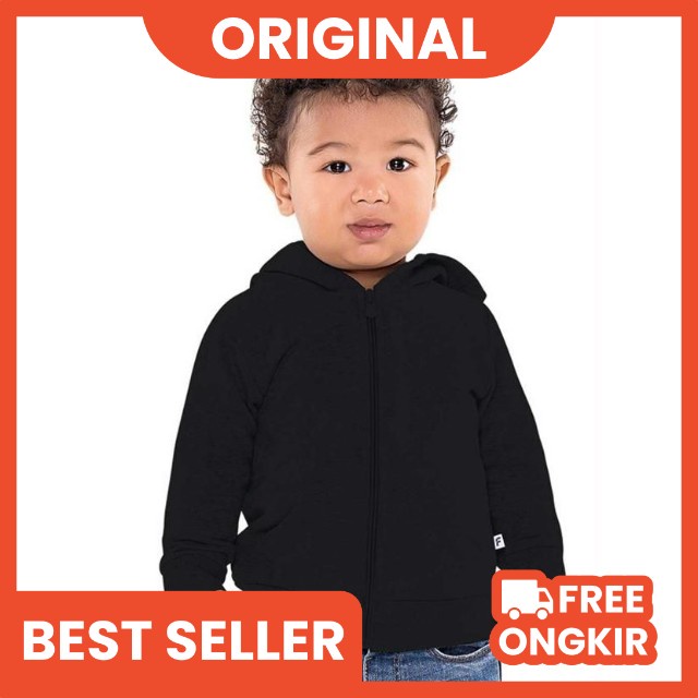 Jaket Anak Laki Laki Umur 1Tahun Sampai Umur 8Tahun Bahan Fleece Warna Basic Polos Tebal