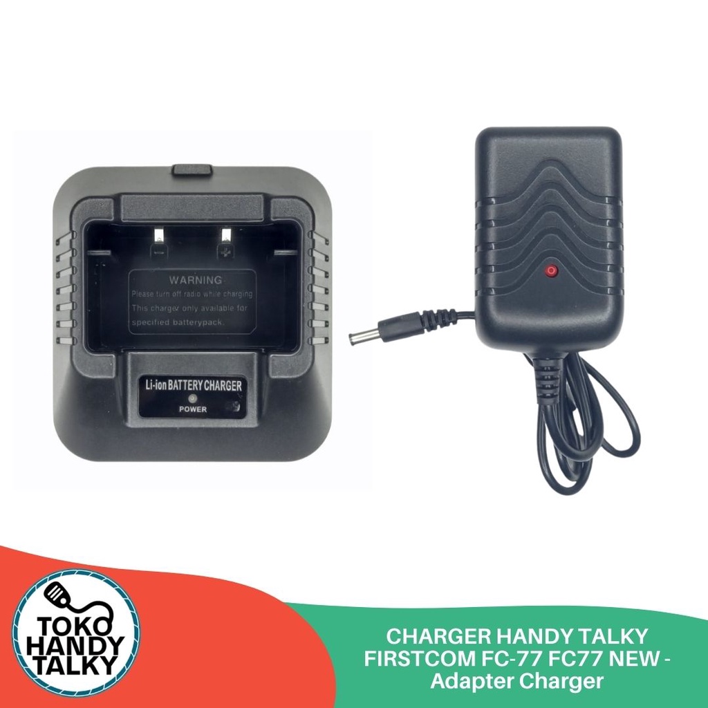 CHARGER HANDY TALKY FIRSTCOM FC-77 FC77 NEW - Adapter Charger