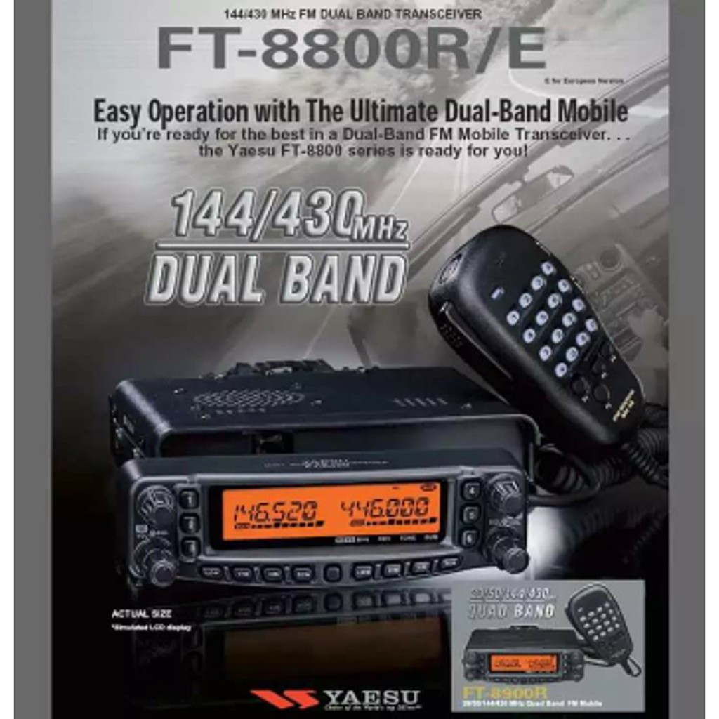 Yaesu Radio Rig FT 8800R Bagus