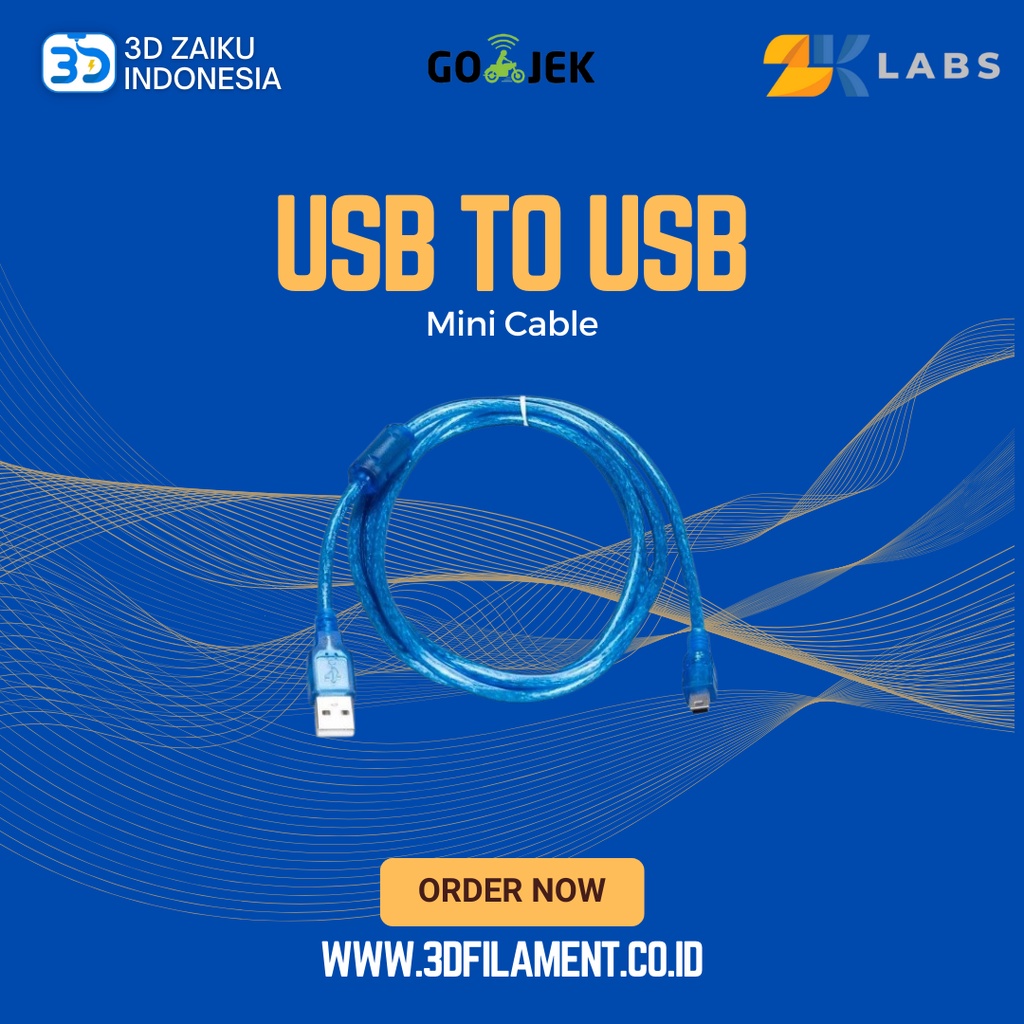 Creality 3D Printer Cable Kabel Mini USB to USB Cable