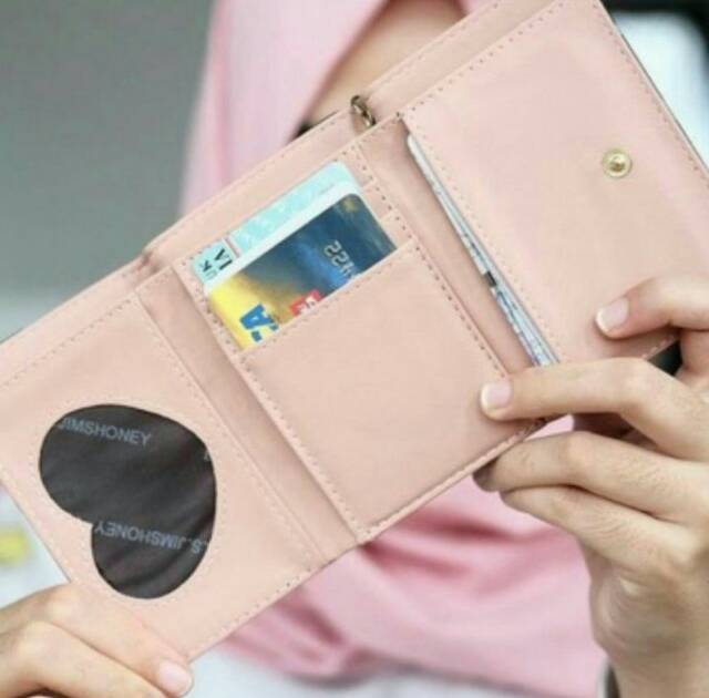 Dompet wanita/dompet mini imut elegant/praktis/modis/kado