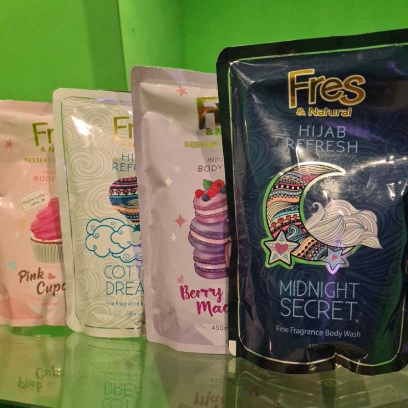 Jual FRES & NATURAL BODY WASH 450ml Shopee Indonesia