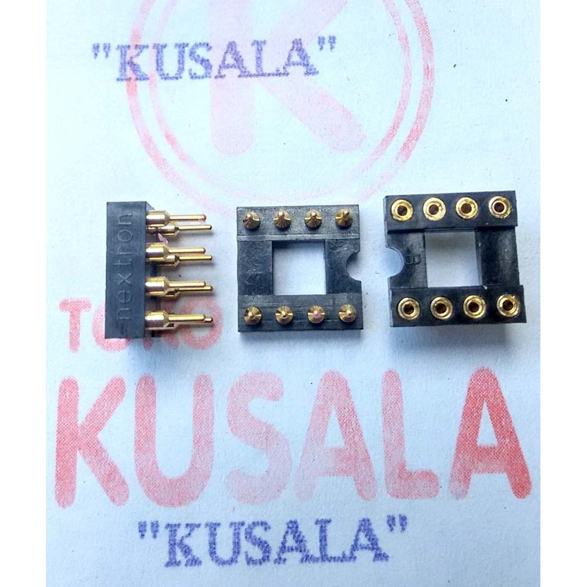 Jual Soket Ic 8 Pin Gold Socket Ic Lubang Bulat 8 Pin Shopee Indonesia