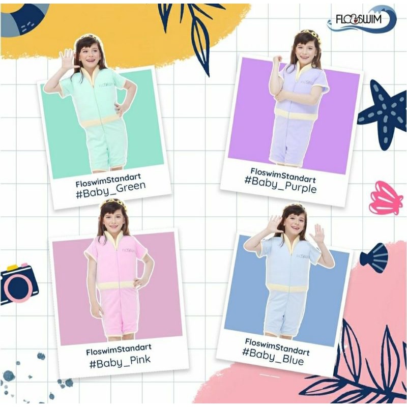 Cuddleme Floswim Baju Renang Anak Anti Tenggelam Cuddle Me Baju Renang Pelampung