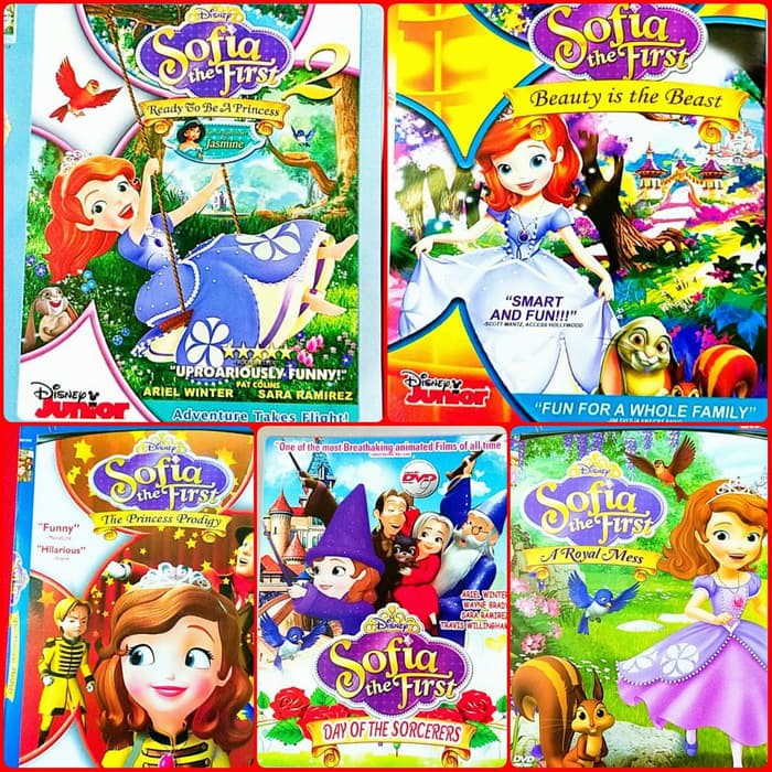 NEW Kaset Film kartun Anak Sofia The First 5 Disc