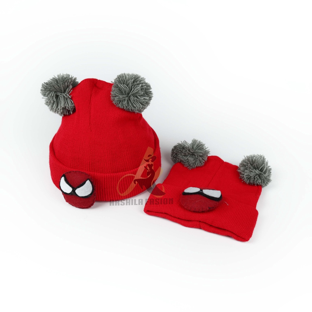 KUPLUK BAYI MODEL Spider - Man POMPOM