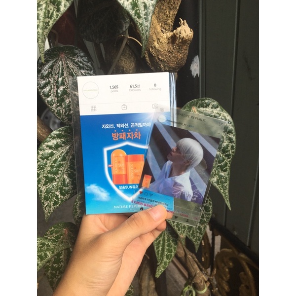 [READY] Yuta Transparant Photocard Nature Republic