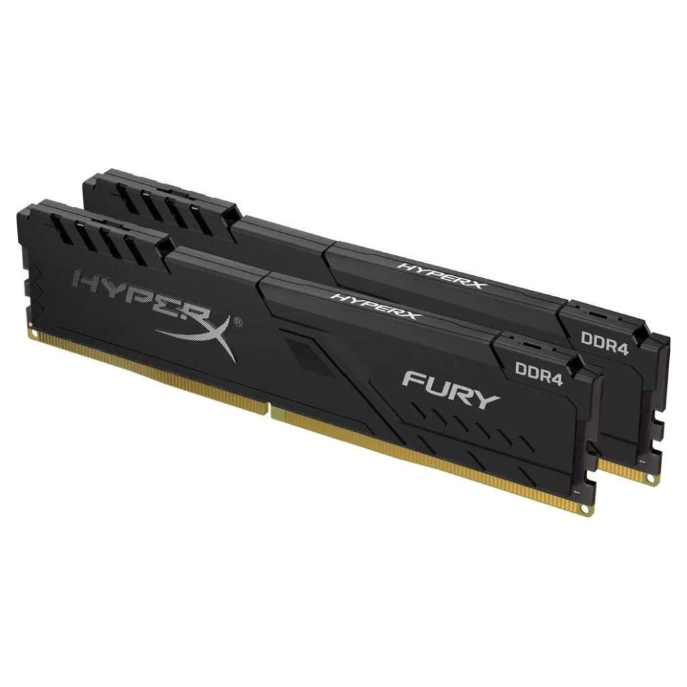 KINGSTON HYPERX FURY BLACK DDR4 8GB KIT 3200 2x4GB MEMORY RAM HYPER X