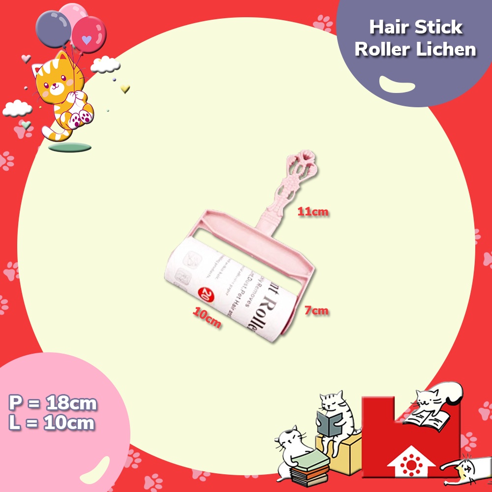 Roller Pembersih Bulu Kucing Pakaian - Hair Stick Roler Lichen