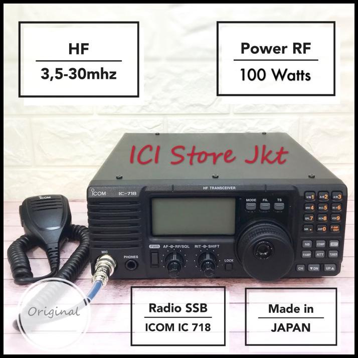 Icom Ic 718 / Radio Ssb Icom / Radio Hf / Radio All Band Original