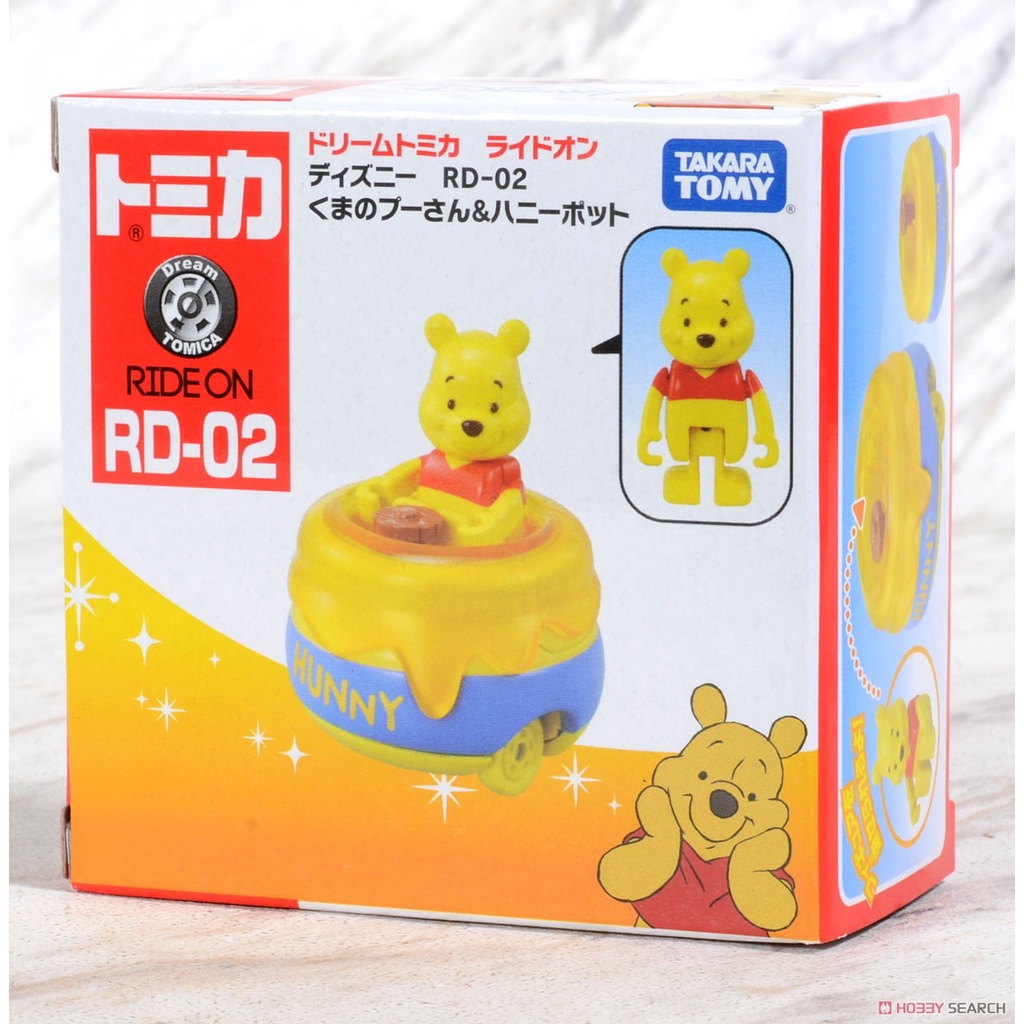 Tomica Dream Ride On Disney RD-02 Winnie the Pooh & Honeypot