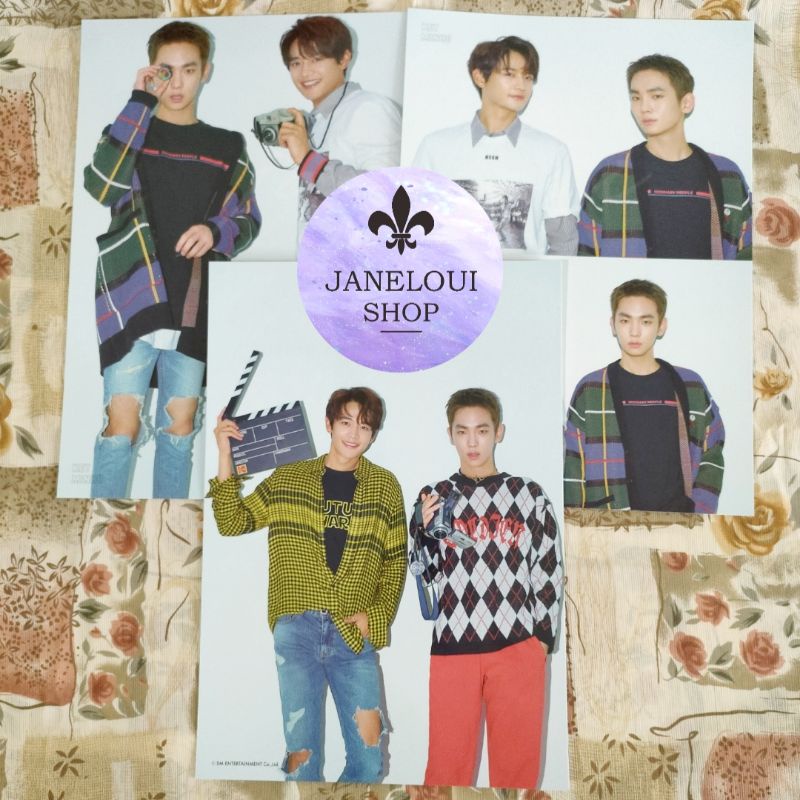 SHINEE SG Season's Greetings 2021 - 2019 A4 Poster Onew Taemin Minho Key Jonghyun / 2023 SG Advice A