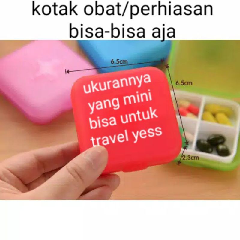 KOTAK PERHIASAN/KOTAK OBAT MINI TRAVEL