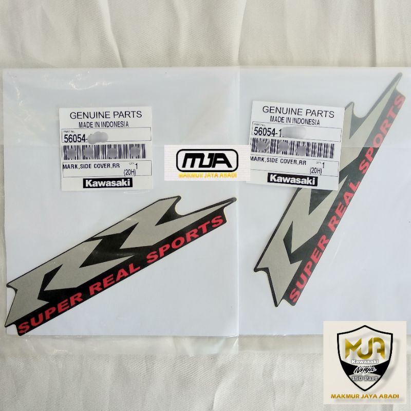 CJP Termurah Sticker Stiker Striping Decal RR Bodi Body Belakang Kanan Kiri Ninja RR New 150cc Merah