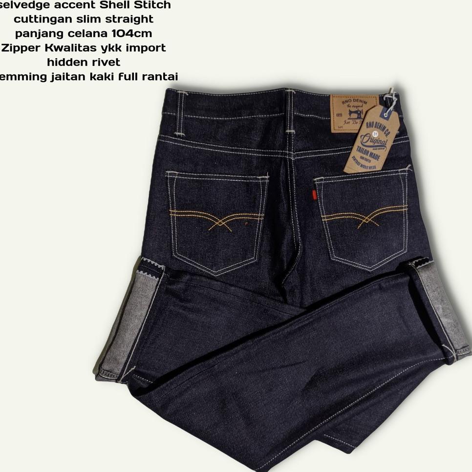 "HT.25Au22υ" CELANA DENIM SELVEDG ORIGINAL JACK LABEL JEANS SALVADGE CELANA DENIM SELVEDG 14Oz