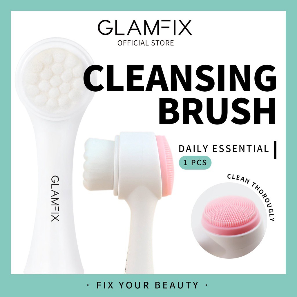 GLAMFIX Facial Cleansing Brush | GLAM FIX Alat Kecantikan Makeup by YOU