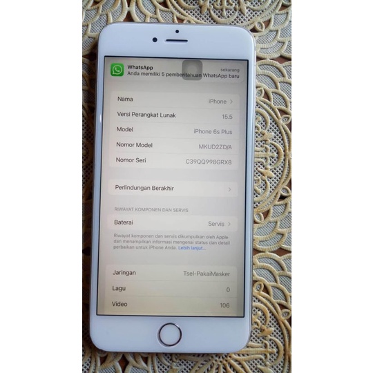 iPhone 6s Plus | Internal 16GB | Fullset | All Operator Like New-4