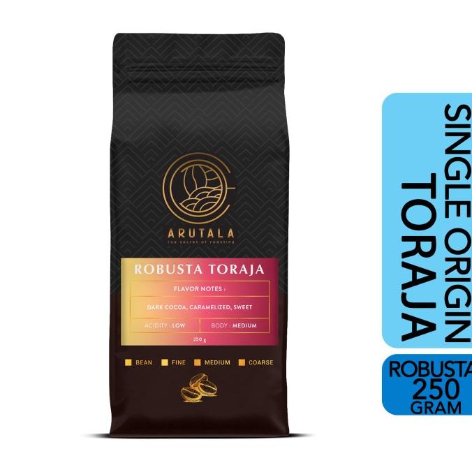 

ARUTALA Kopi Toraja Rantebua Robusta Coffee Indonesia 250 gr