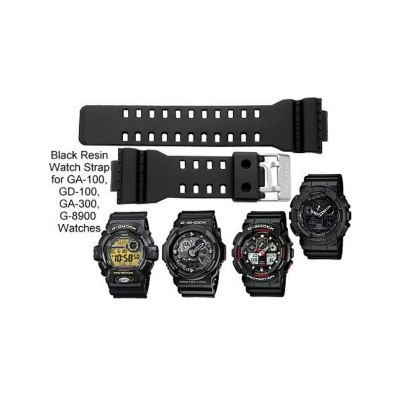 STRAP TALI JAM TANGAN CASIO G-SHOCK GA-100 GA-150  GA-110 GA-300 GA-700  RUBBER WATCH BEND