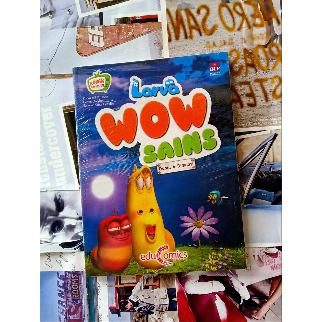 Komik Edukasi Seri Larva : Wow Sains(Dunia 4 Dimensi)/Buku Edukasi Anak/ Buku Cerita Anak