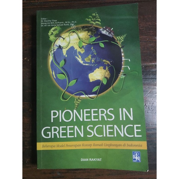 

Buku PIONEERS IN GREEN SCIENCE