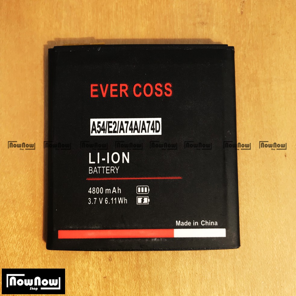 Baterai Evercoss A54 A74A A74C A74D E2 Original Double Power Batre Battery HP Cross Evercross