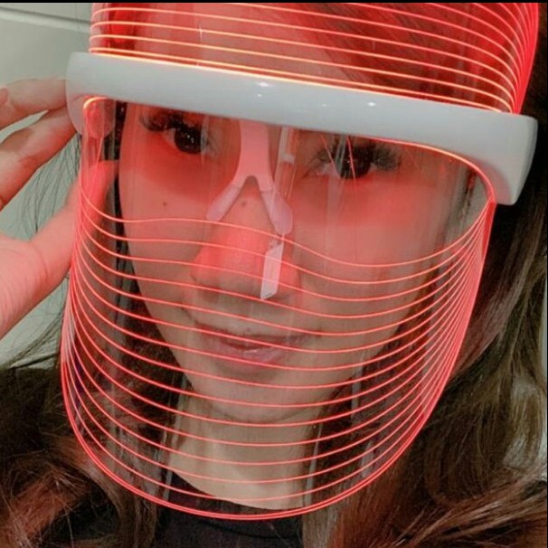 Face Shield 3 Color LED Mask Therapy sinar gamma korea rejuvenate skin