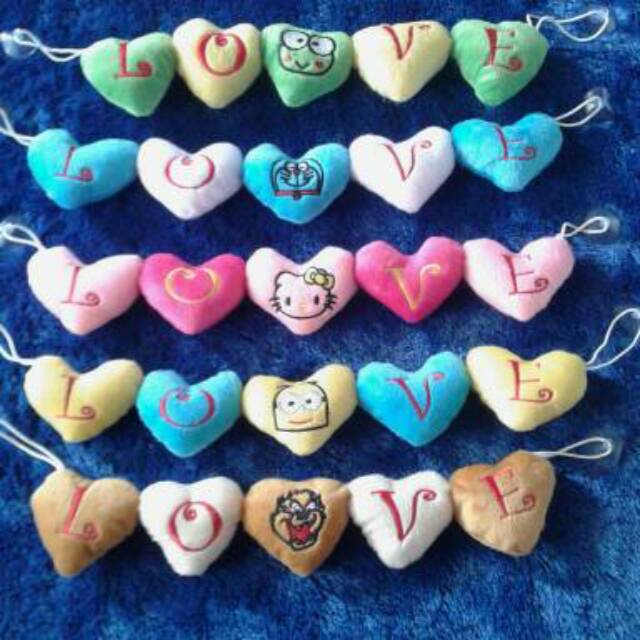 Boneka Renceng Tempelan Kaca Mobil