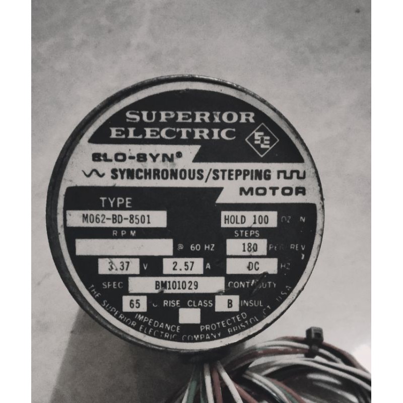 SYNCRONOUS STEPPING MOTOR -M062-BD-8501