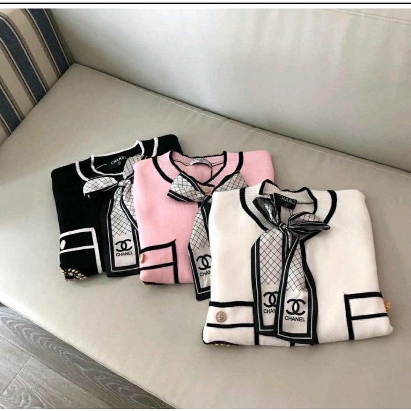 CARDIGAN CHANEL RAJUT IMPORT PREMIUM/RAJUT IMPORT BKK