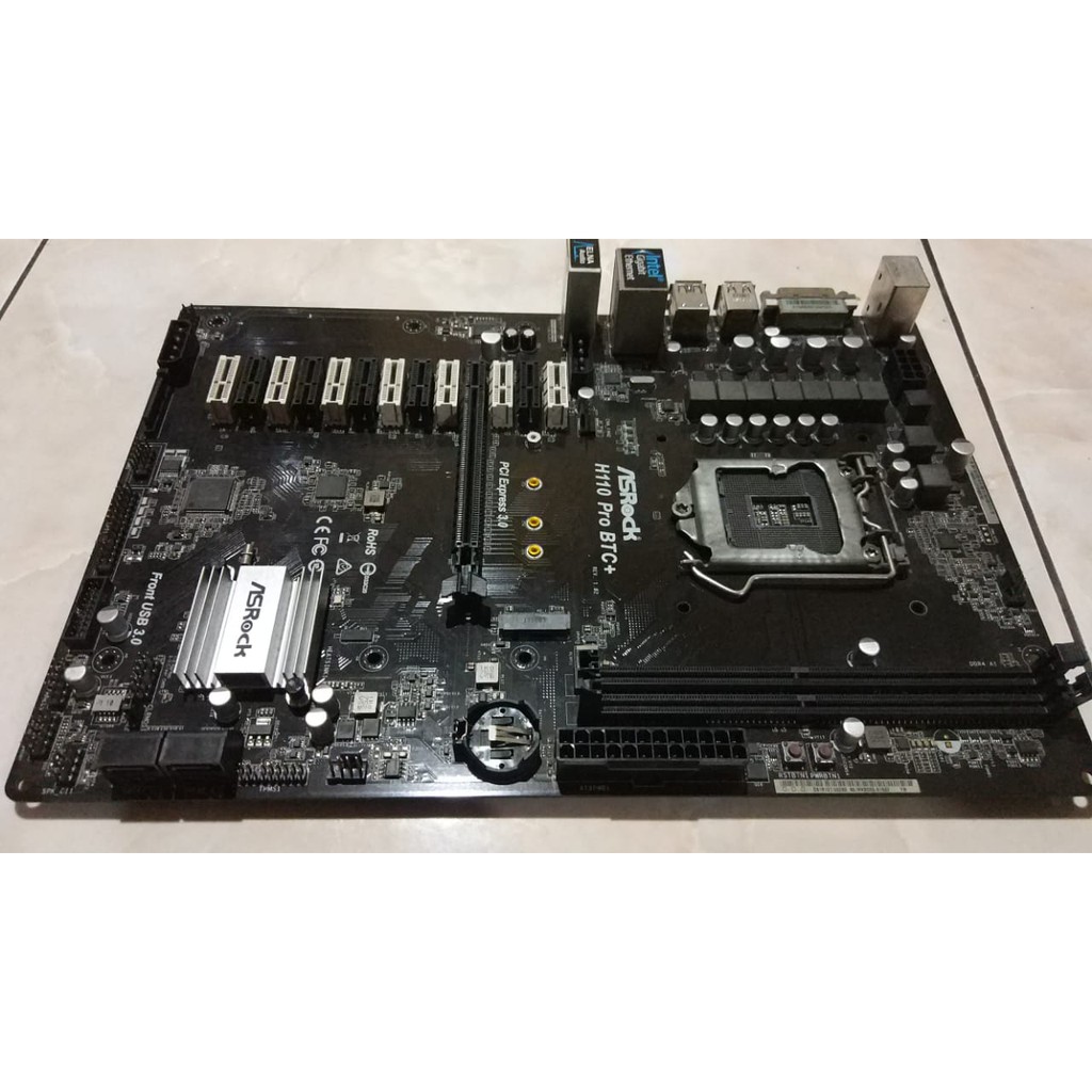 Motherboard / Mobo Asrock H110 Pro BTC+