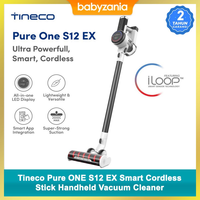 Tineco Pure ONE S12 EX Smart Cordless Stick Handheld Vacuum Cleaner