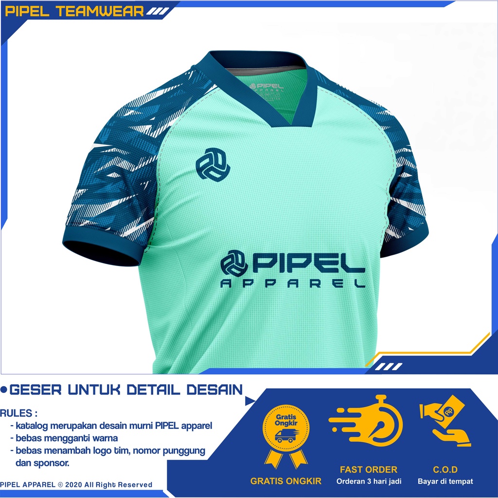BISA COD SATUAN Jersey Futsal Full Printing Baju Bola Setelan Stelan Olahraga Badminton Volly Basket