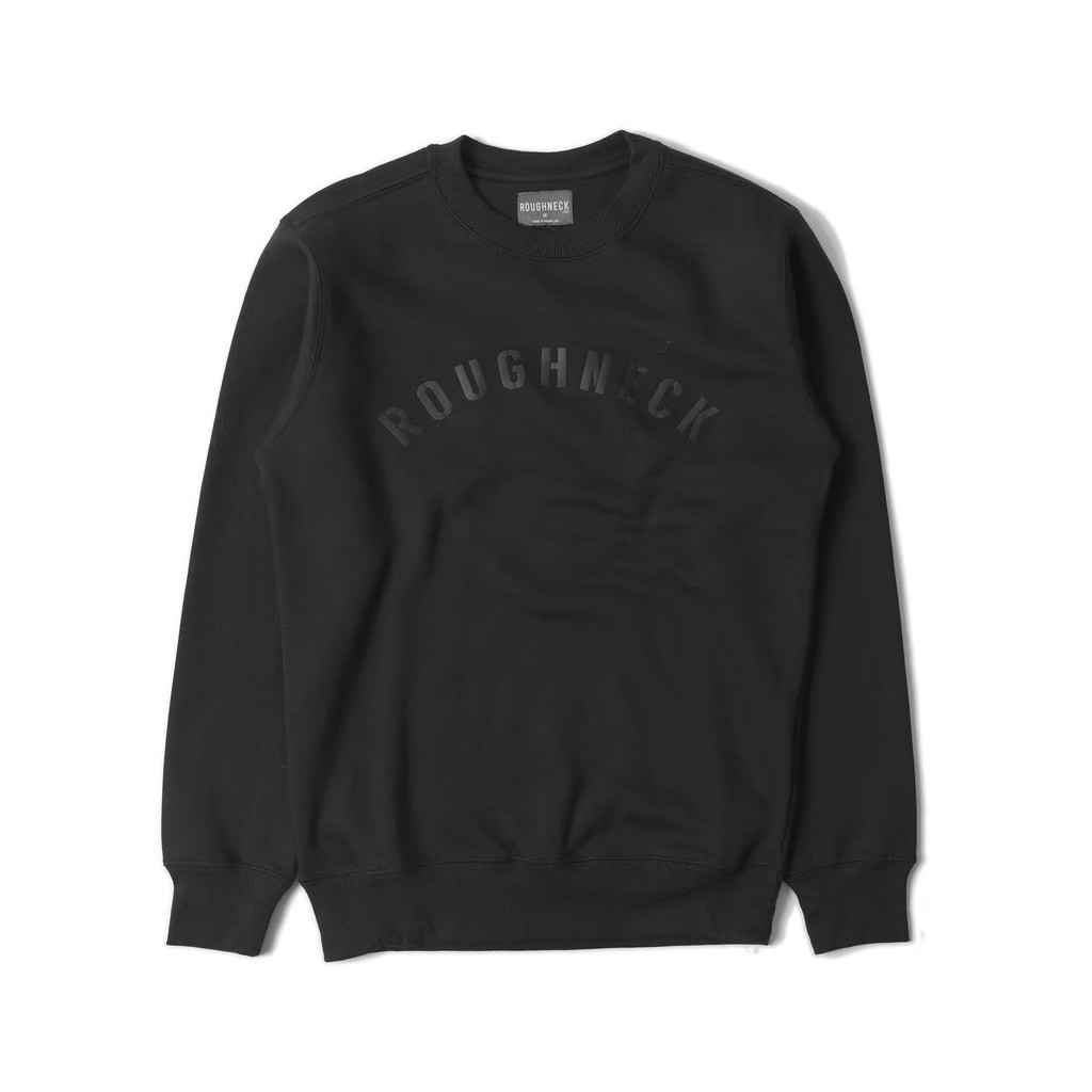 BEST SELLER CREWNECK ROUGHNECK SIG HAPPY COLOUR (CR01)