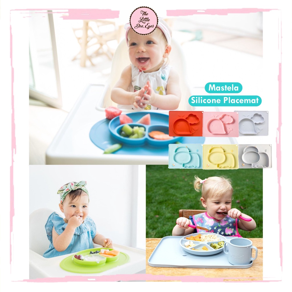 Mastela Silicone Placemat / piring silikon anak