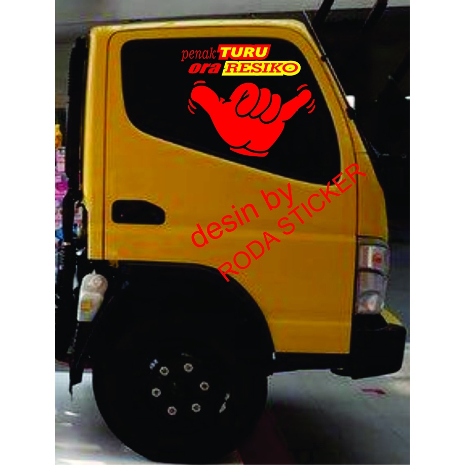 Stiker kaca samping truk stiker kata kata kaca truk