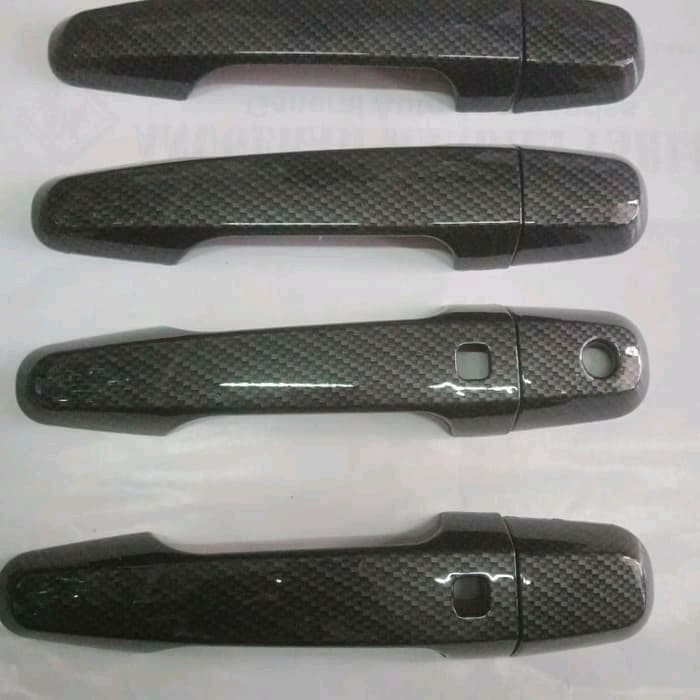 Door Handle Cover  All New Pajero Carbon Handel Pintu  