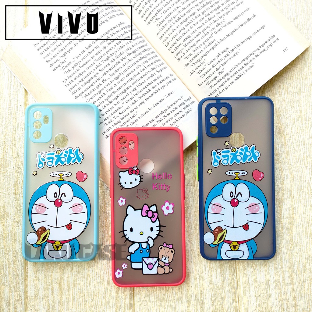 Case Pelindung Camera Motif Love Vivo Y91C Y1S V20 V20SE Y95 Y93 Y91