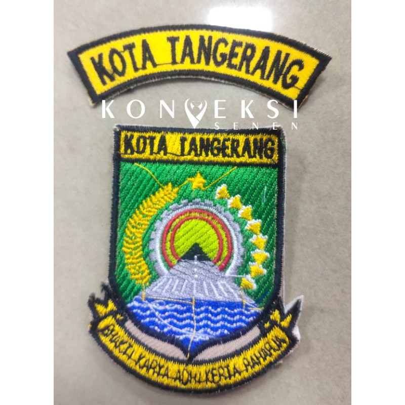 BADGE BORDIR KOTA TANGERANG