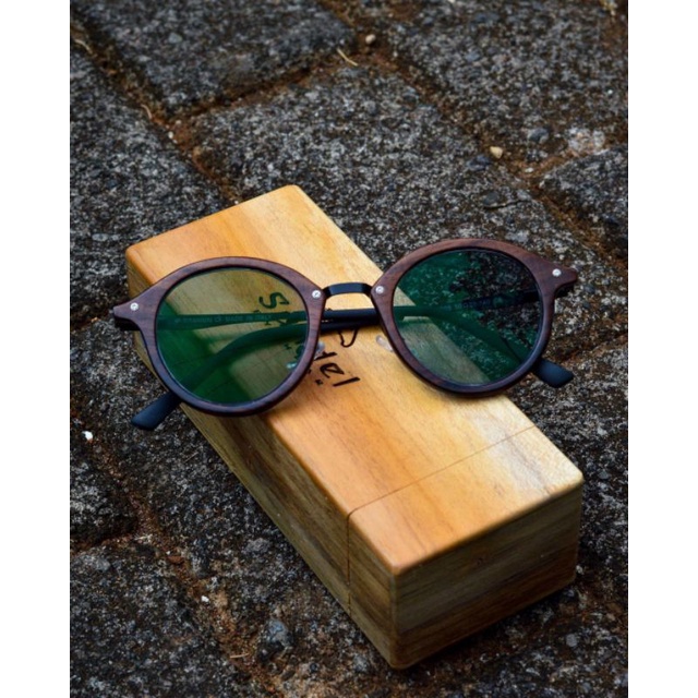 frame kacamata kayu kacamata fhasion kacamata kayu kombinasi besi