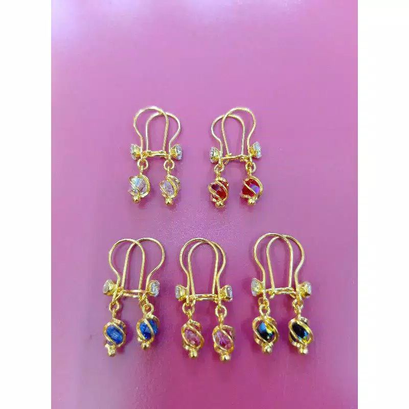 ANTING DEWASA PERAK 925 LAPIS MAS 24K