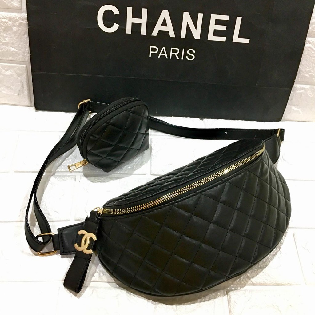  CHANEL  WAIST BAG NAGITA SLAVINA SLING BAG WAISTBAG CHANEL  