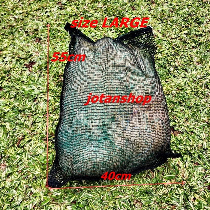 JARING BEKAS NELAYAN Medium M media filter kolam koi aquarium pengganti bioball japmat size sedang