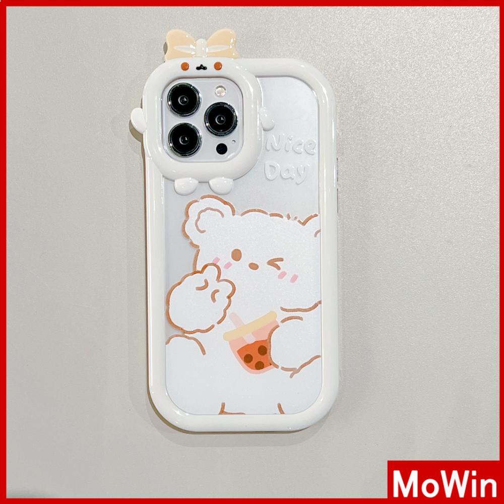 iPhone Case Silicone Soft Case Clear Case Shockproof Protection Camera Varnish Feel Monster Bear Cute Cartoon Compatible For iPhone 11 Pro Max 13 Pro Max 12 Pro Max 7Plus xr XS Max