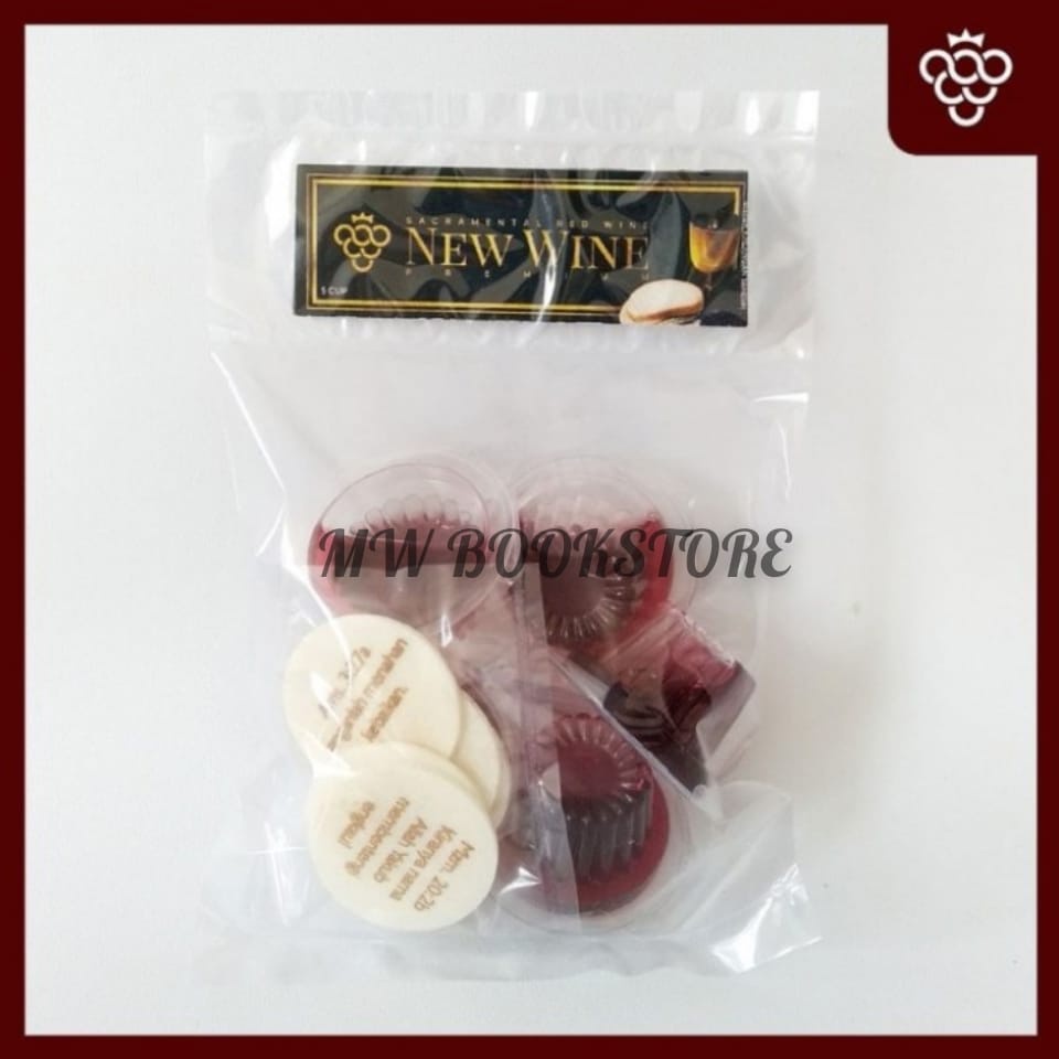 

Anggur Perjamuan Kudus Cup Premium + Hosti Ayat Kecil - Isi 5 Cup