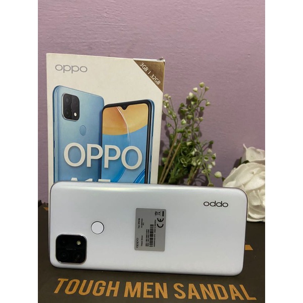 Handphone second murah  Oppo a15 3/32 hp seken ,bekas mulus fullset